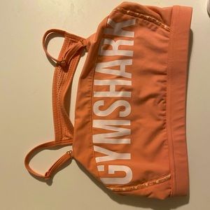 Peach Gymshark size Small holter sports bra